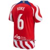 Camiseta de fútbol Atlético Madrid Koke 6 Primera Equipación 2022-23 - Hombre